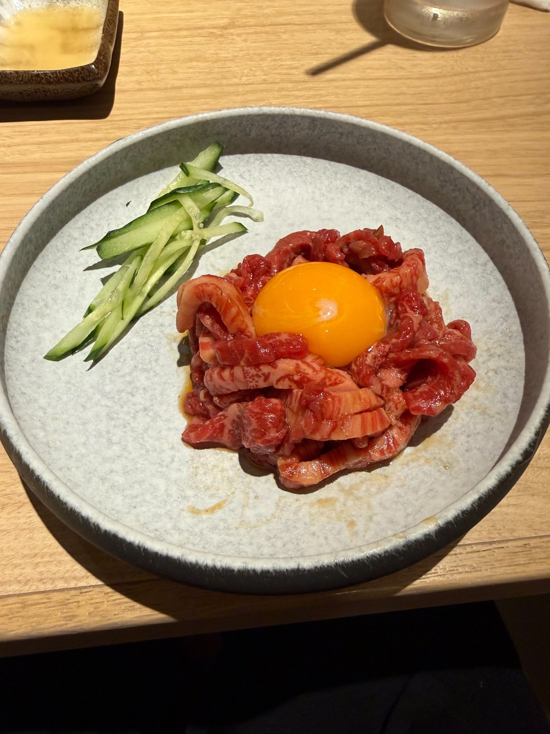 ビーフ鈴木 柏店のユッケ