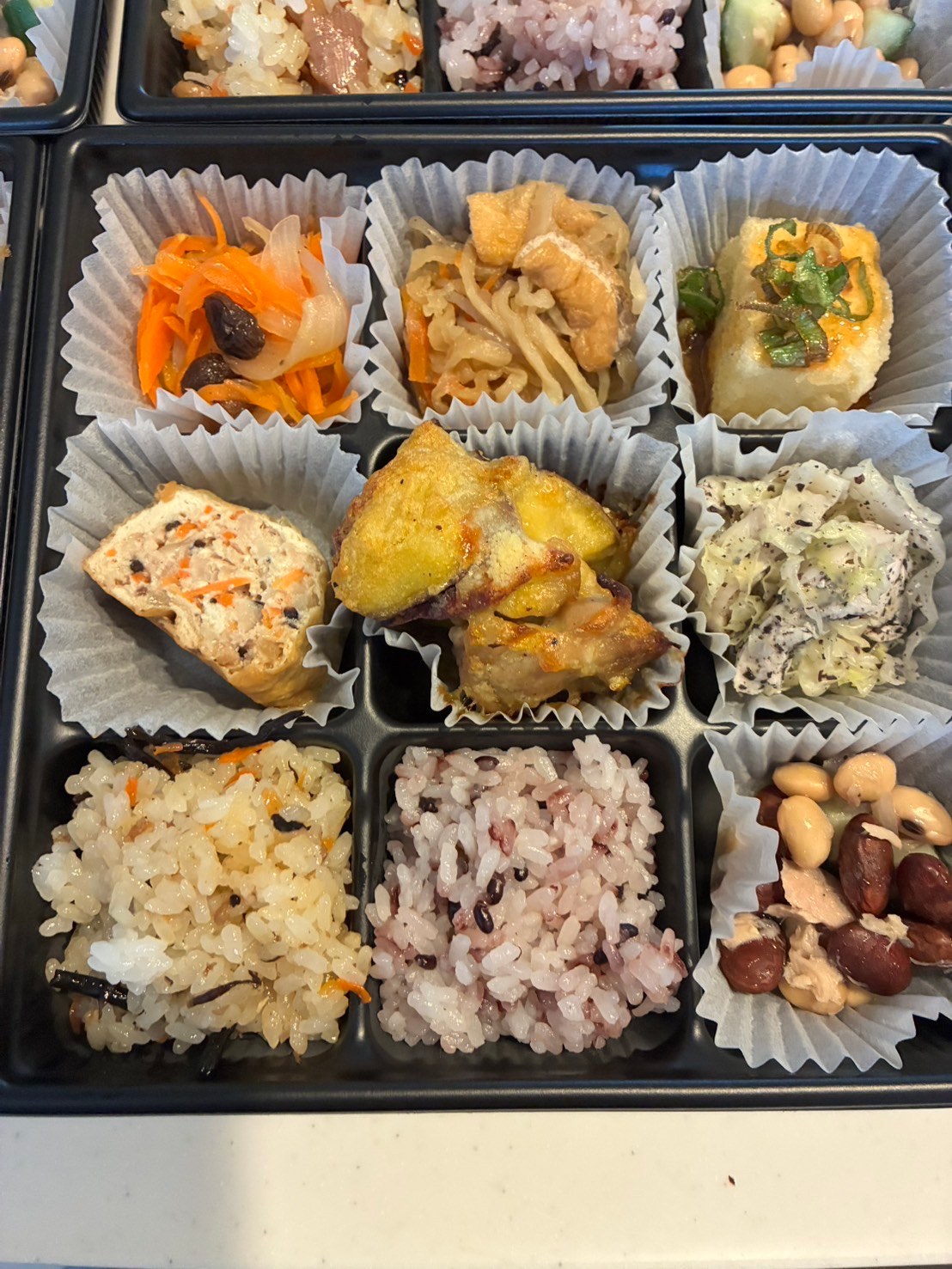大森食堂の彩り弁当(別の日)